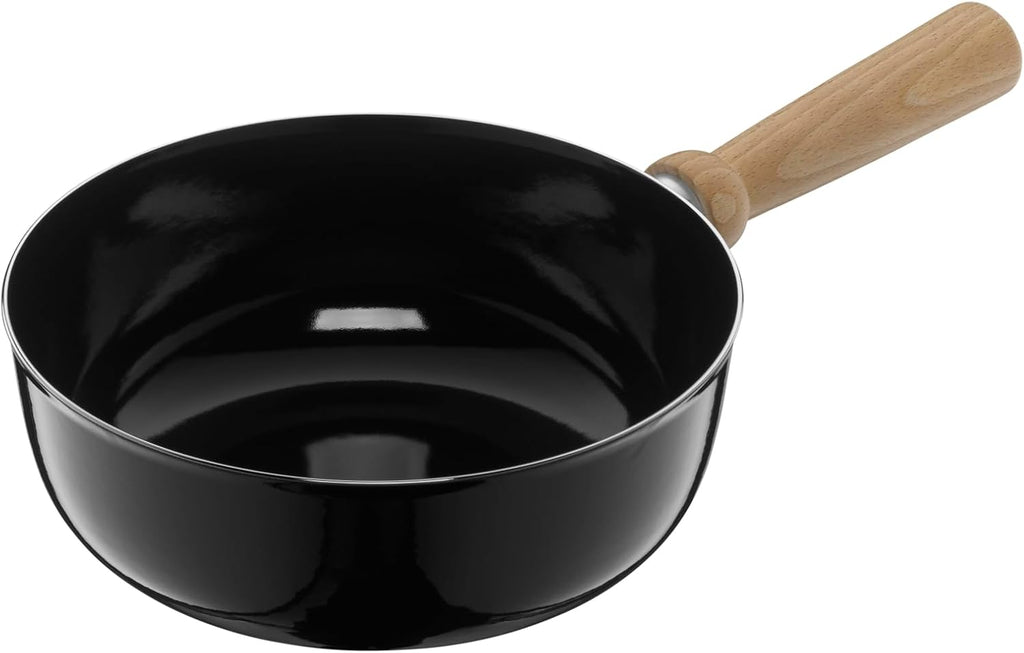 Silit Set Fonduta al Formaggio 9 Pezzi, Fonduta per 6 Persone, Ceramica Funzionale Silargan, Induzione, Lavabile in Lavastoviglie, Casseruola Rechaud Fornello Forchette da Fonduta