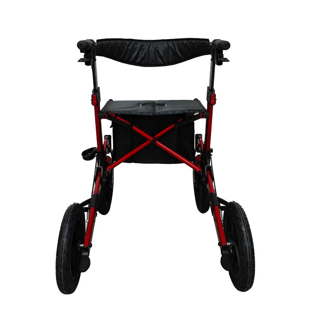Rollator da esterni Arvo, rosso