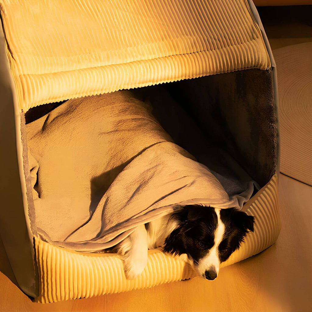 CozyNest – Abnehmbares Hundebett Zelt für Geborgenheit und Komfort