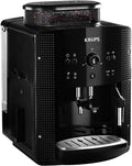Krups Arabica Picto Macchina da Caffè Automatica, Bocchetta Vapore, Funzione 2 Tazze, Manopola Rotante, Facile Pulizia, Macchina da Caffè, Nera, EA810870