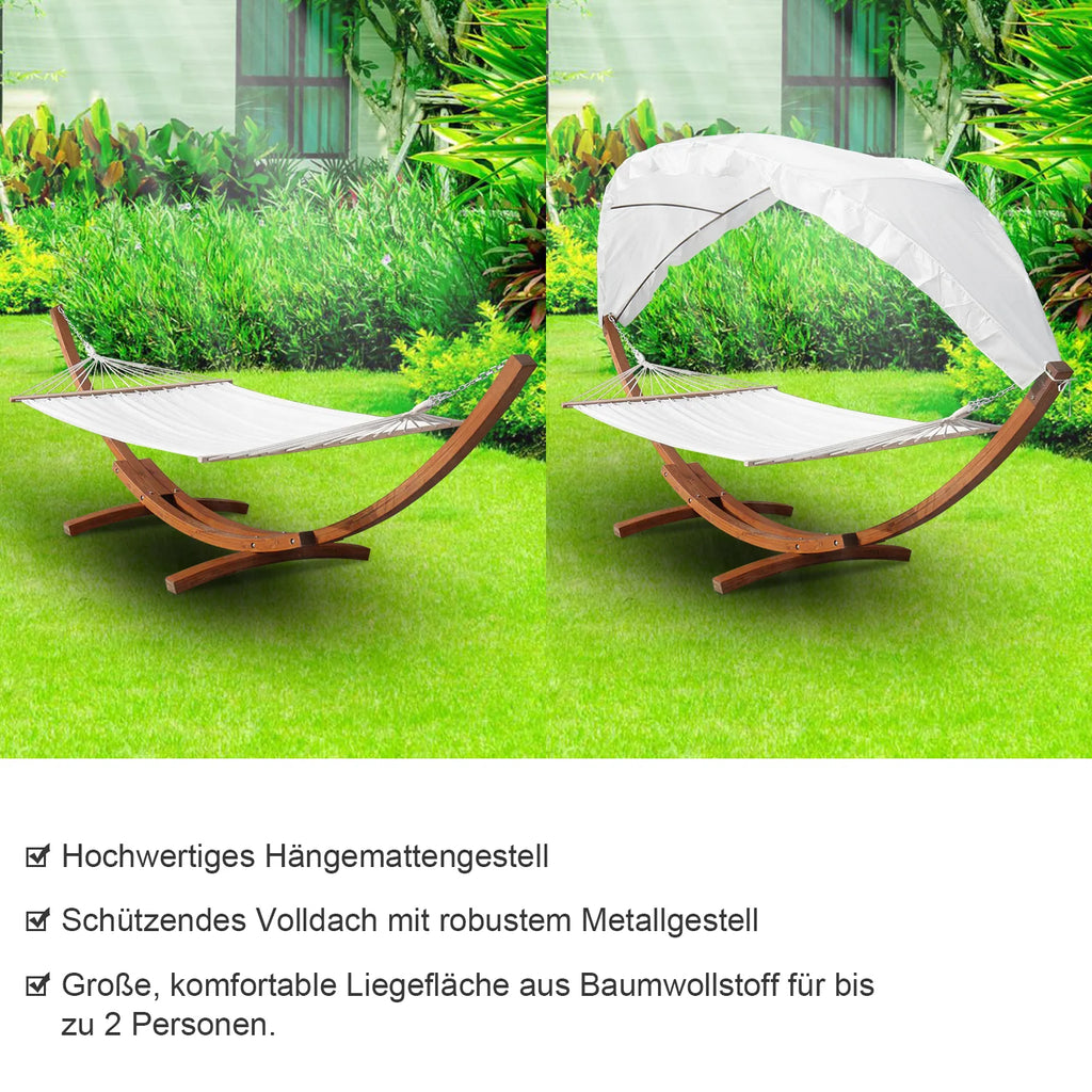 Amaca in legno Sonnewelt Hängematte con supporto