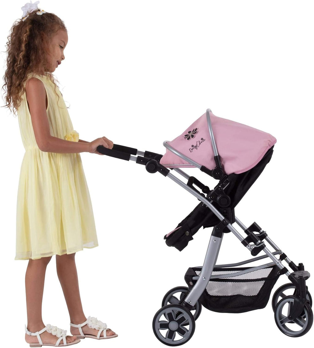 Daisy Chain Connect-5-in-1-Puppenwagen – Empfohlen für Kinder zwischen 4 und 8 Jahren. (Classic Pink)