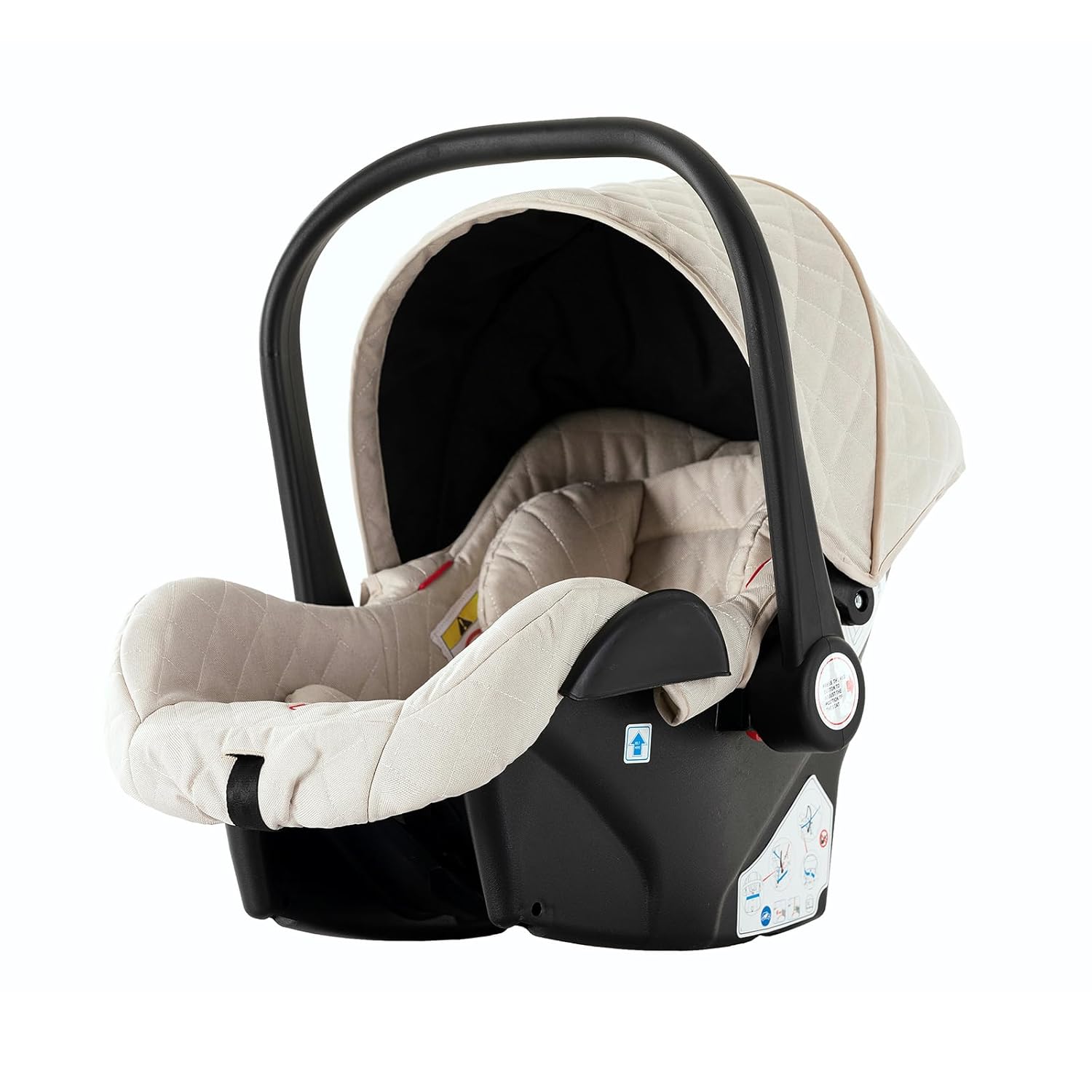 Sianldcone Passeggino 3 in 1, Set Passeggino con Tessuti di Alta Qualità, Sistemi di Viaggio con Spinta Reversibile, Passeggino Combinato a Vista Aperta Set Completo 3 in 1 (V9 Cachi)