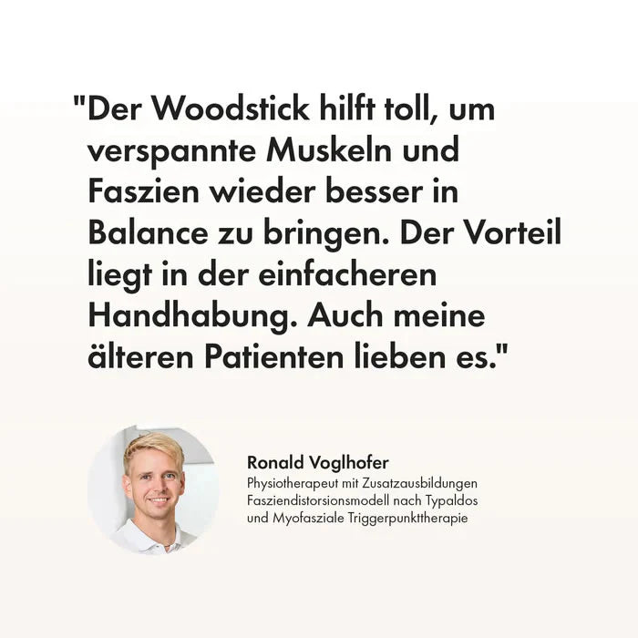 styleholz Faszienstab Woodstick Flex