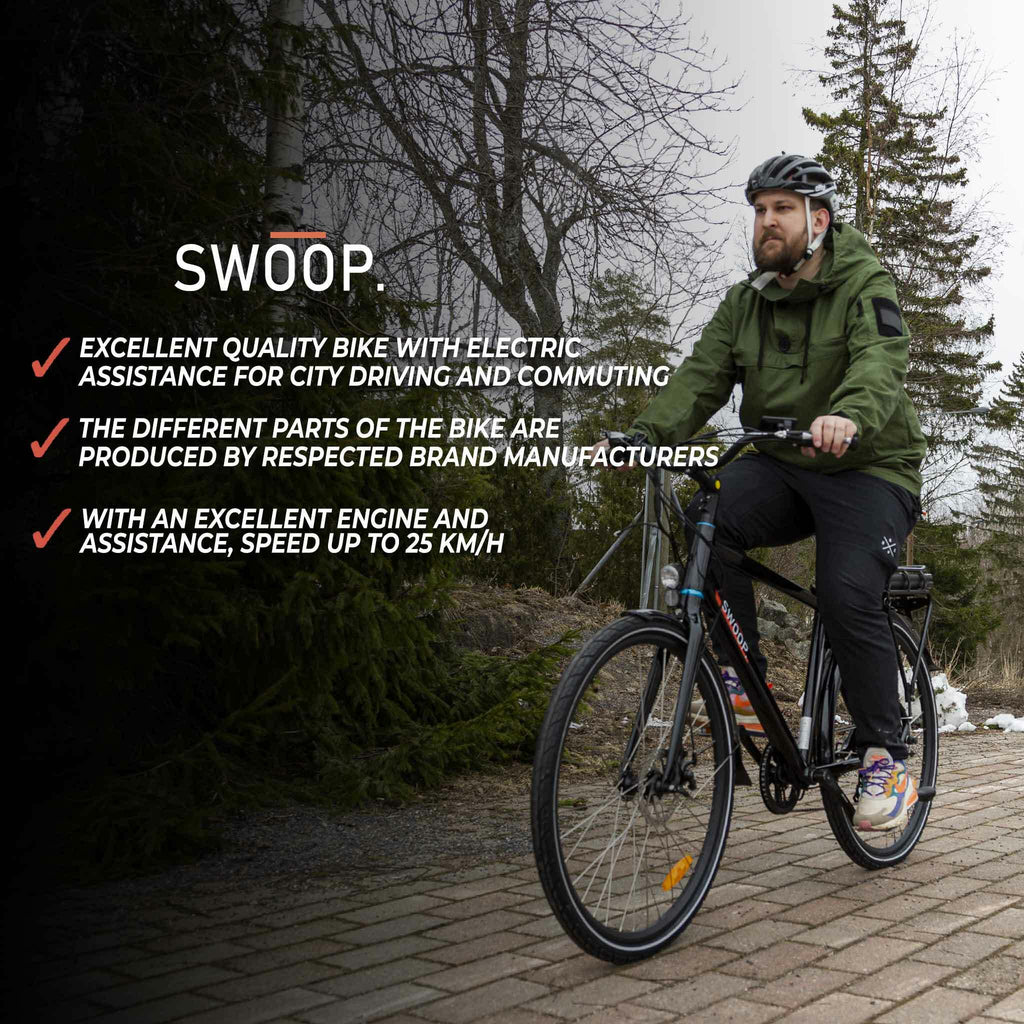 Swoop Bicicletta elettrica City, Uomo 28