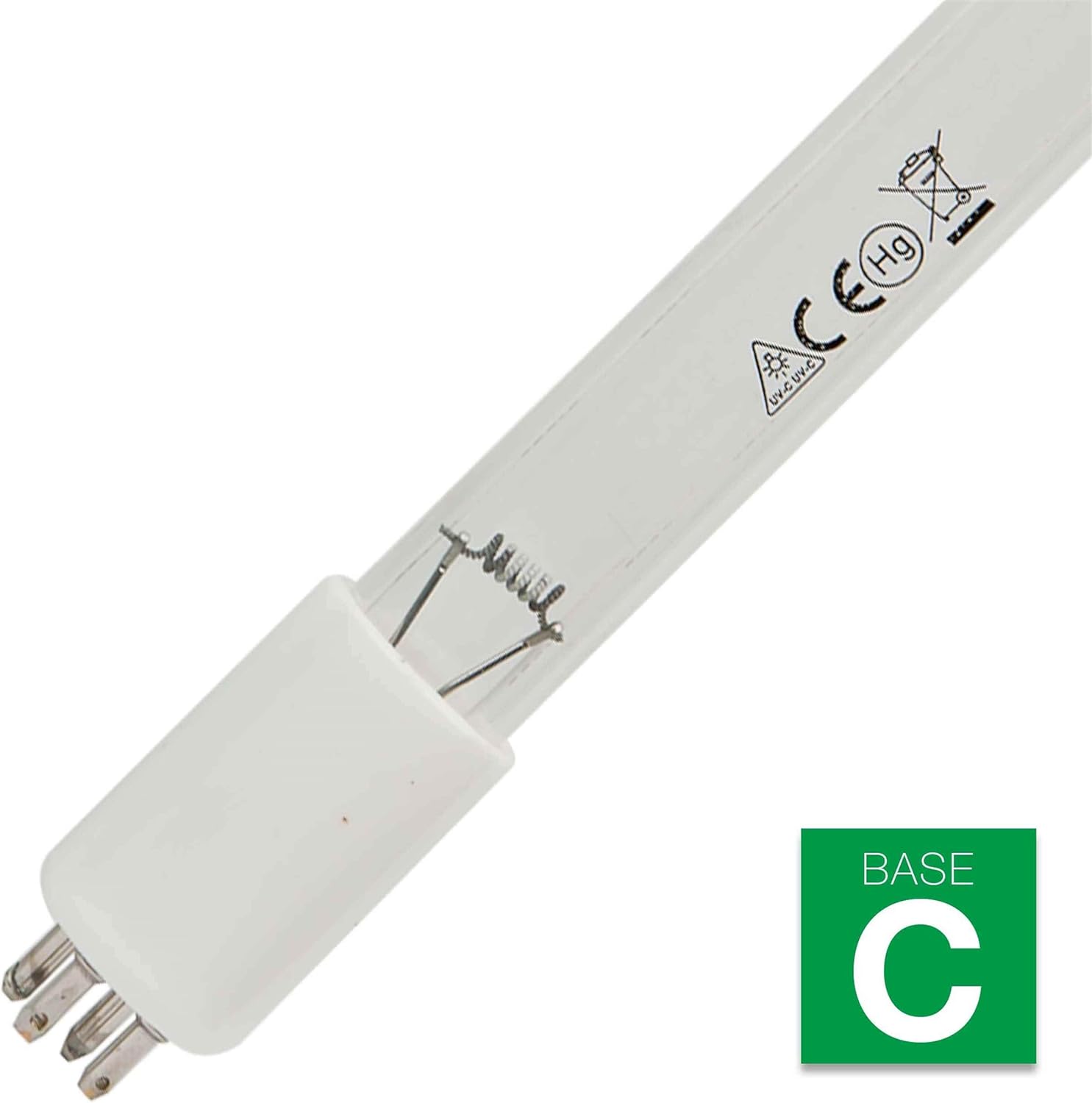 Wagner Green UVC sommergibile 3 pz. Kit con contatore ore di funzionamento, lampada UVC sterilizzatrice per laghetto da giardino, laghetto Koi, filtro per la sterilizzazione e antialghe (80 Watt Amalgama, kit da 3 pz.)