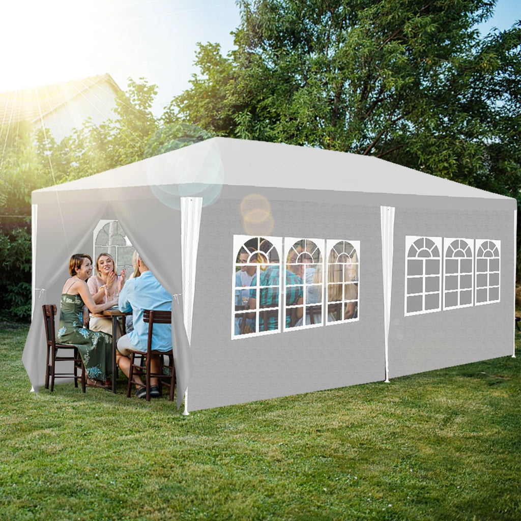 Sonnewelt Padiglione 3x6m Gazebo Impermeabile con Pareti Laterali