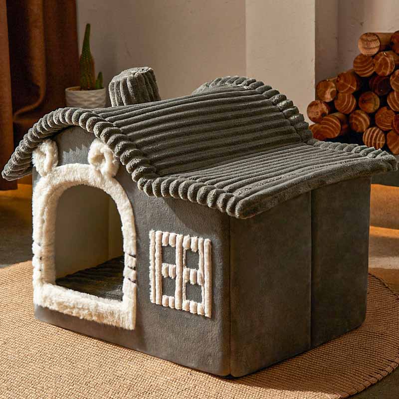 CatComfort – Lussuosa cuccia semiaperta per gatti, per il massimo del comfort e delle coccole