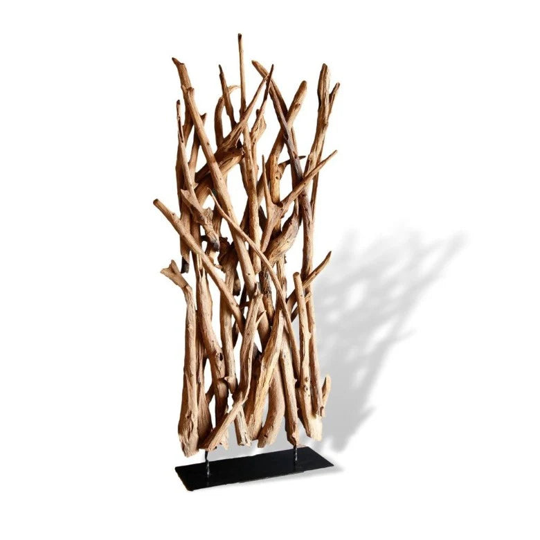 Teak Holz Raumteiler RANTING 60 x 180 cm