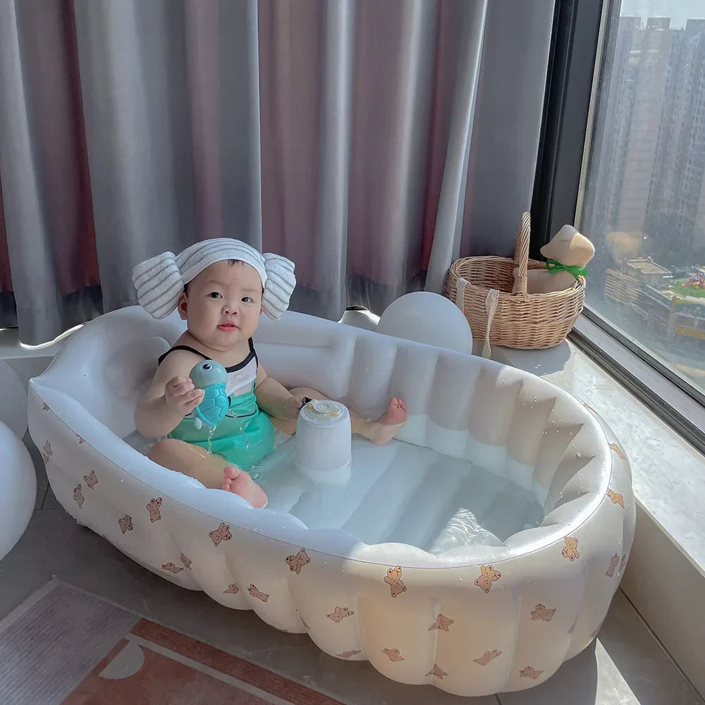 Blow Up Baby Bath - für kleine Wasserratten - Aufblasbare Babywanne