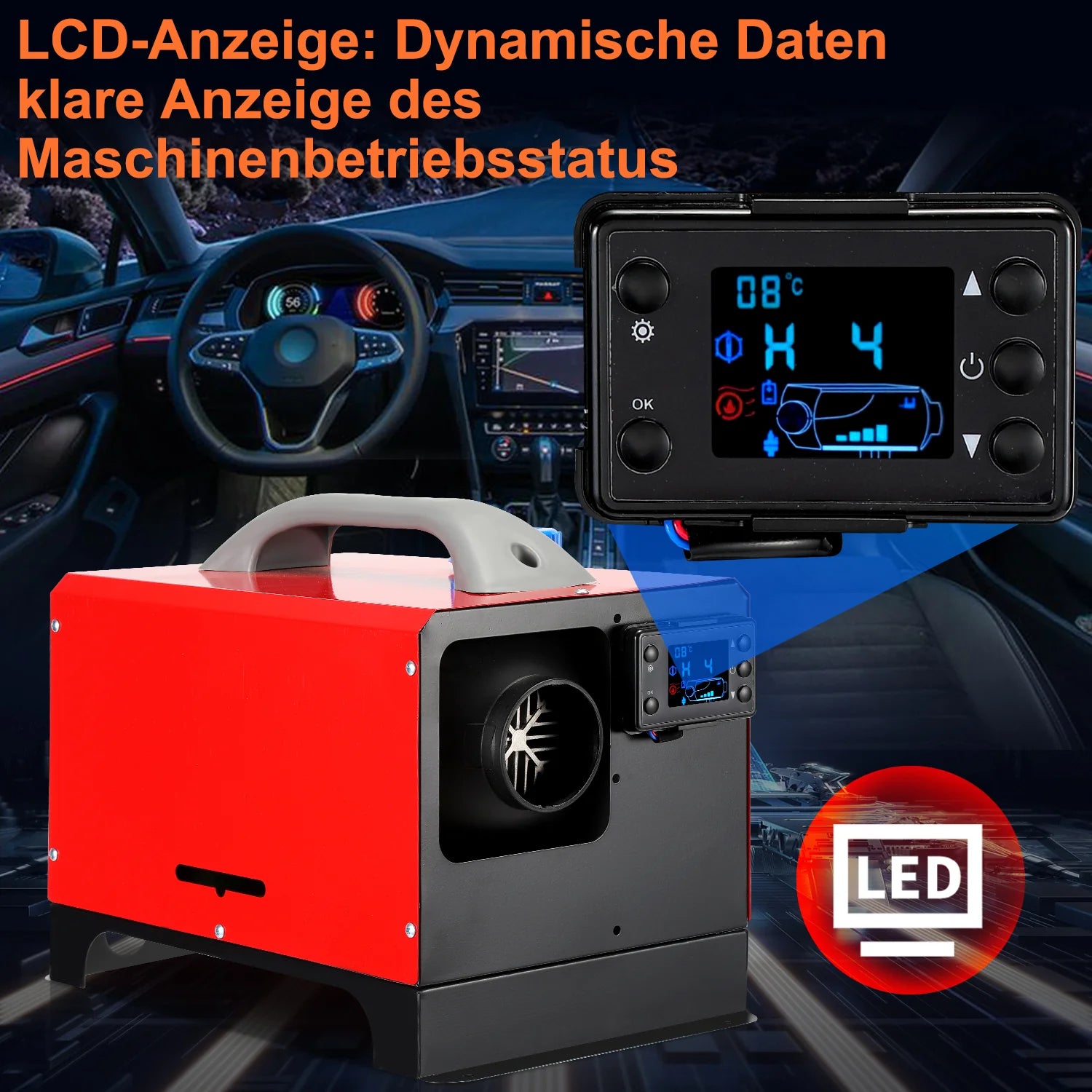 Sonnewelt 8KW 12V Standheizung Diesel Auto