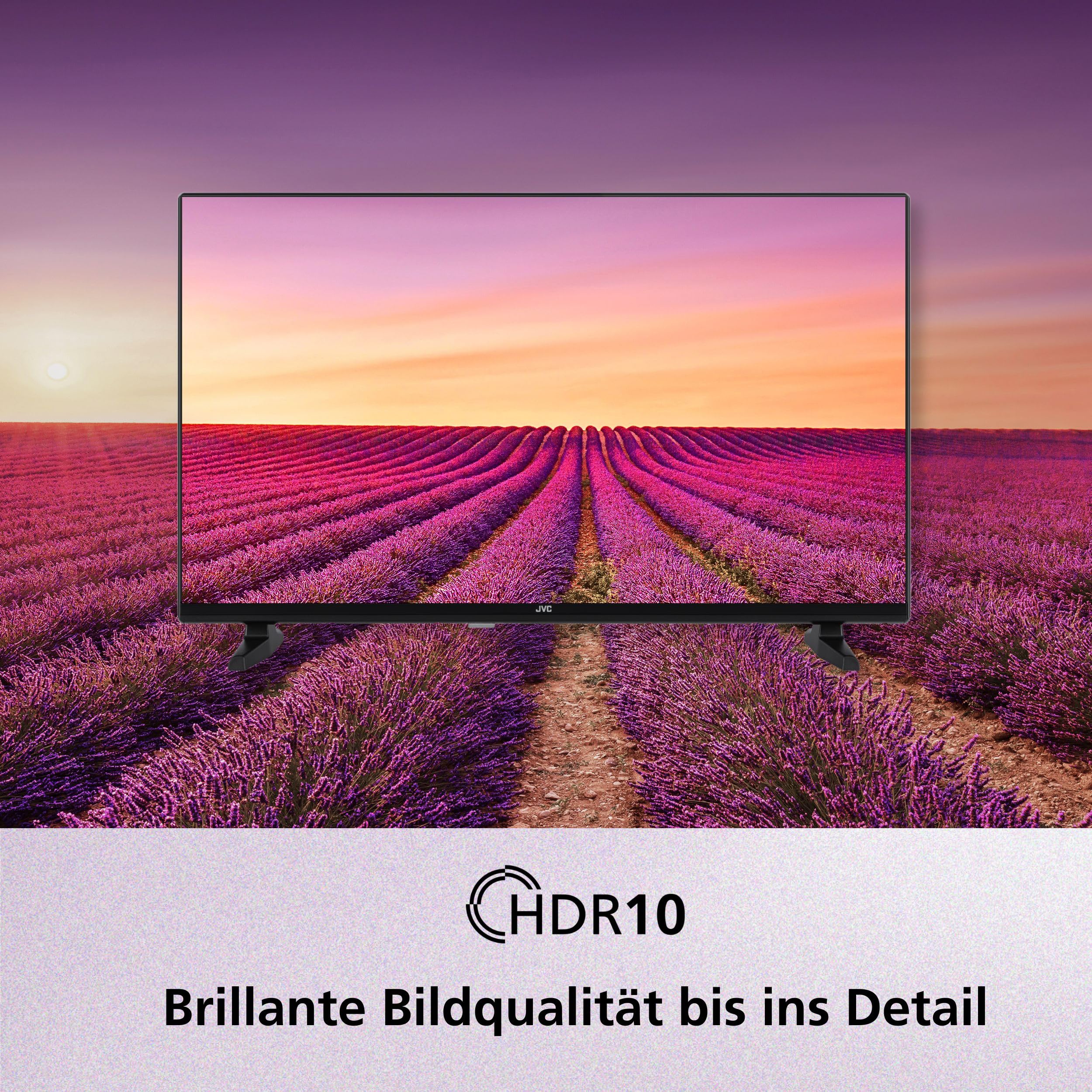 Televisore JVC Smart TV VIDAA Full HD HDR da 40 pollici con diagonale schermo da 100 cm e Triplo Tuner Integrato, LED TV LT-40VDF2555 (2026)