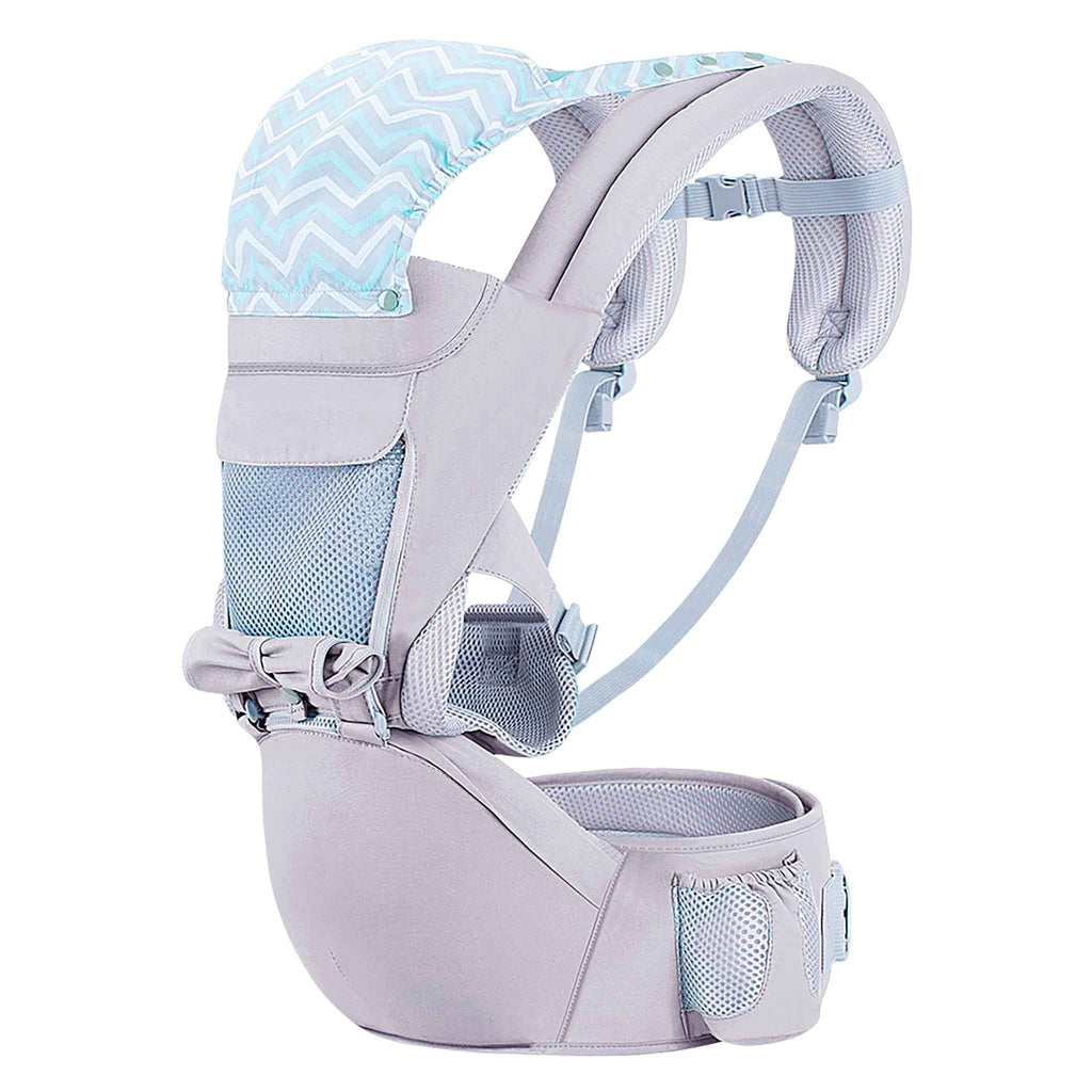 Kikid Babytrage Deluxe, Grau