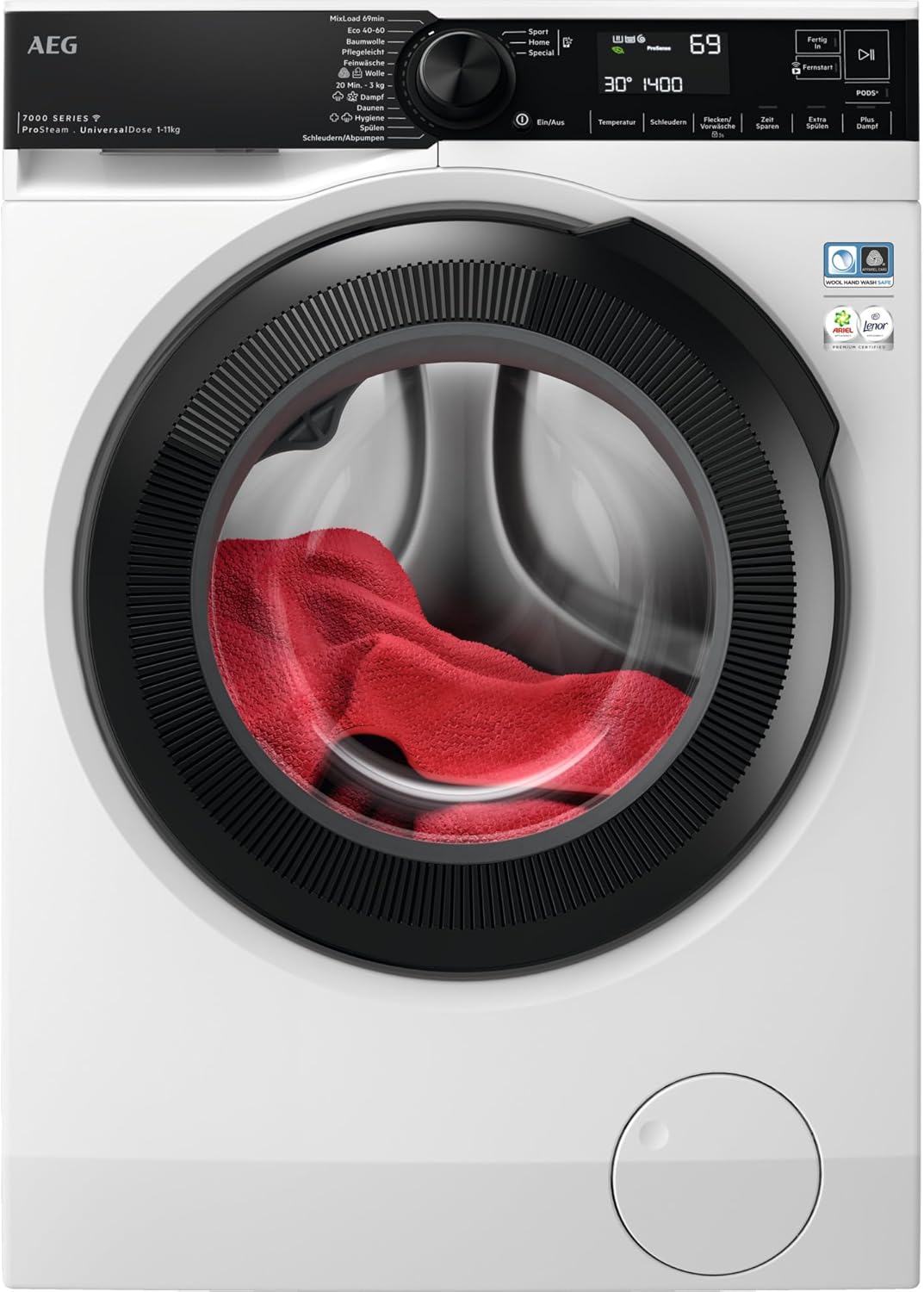 AEG L6AMZ48FL Waschmaschine / Serie 6000 mit ProSense / Mengenautomatik / 8,0 kg / 1400 U/min