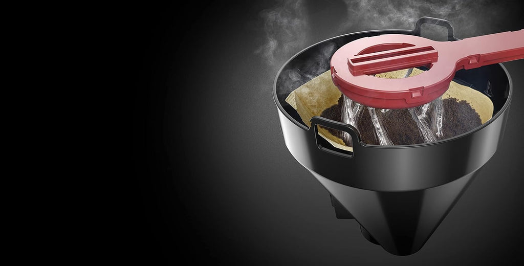 Russell Hobbs Set Colazione Colours+ Rosso: Macchina da caffè [Timer digitale, Doccetta per estrazione e aroma ottimali] 24031-56 + Bollitore [1,7l, 2400W] 20412-70 + Tostapane [per 2 fette] 26554-56