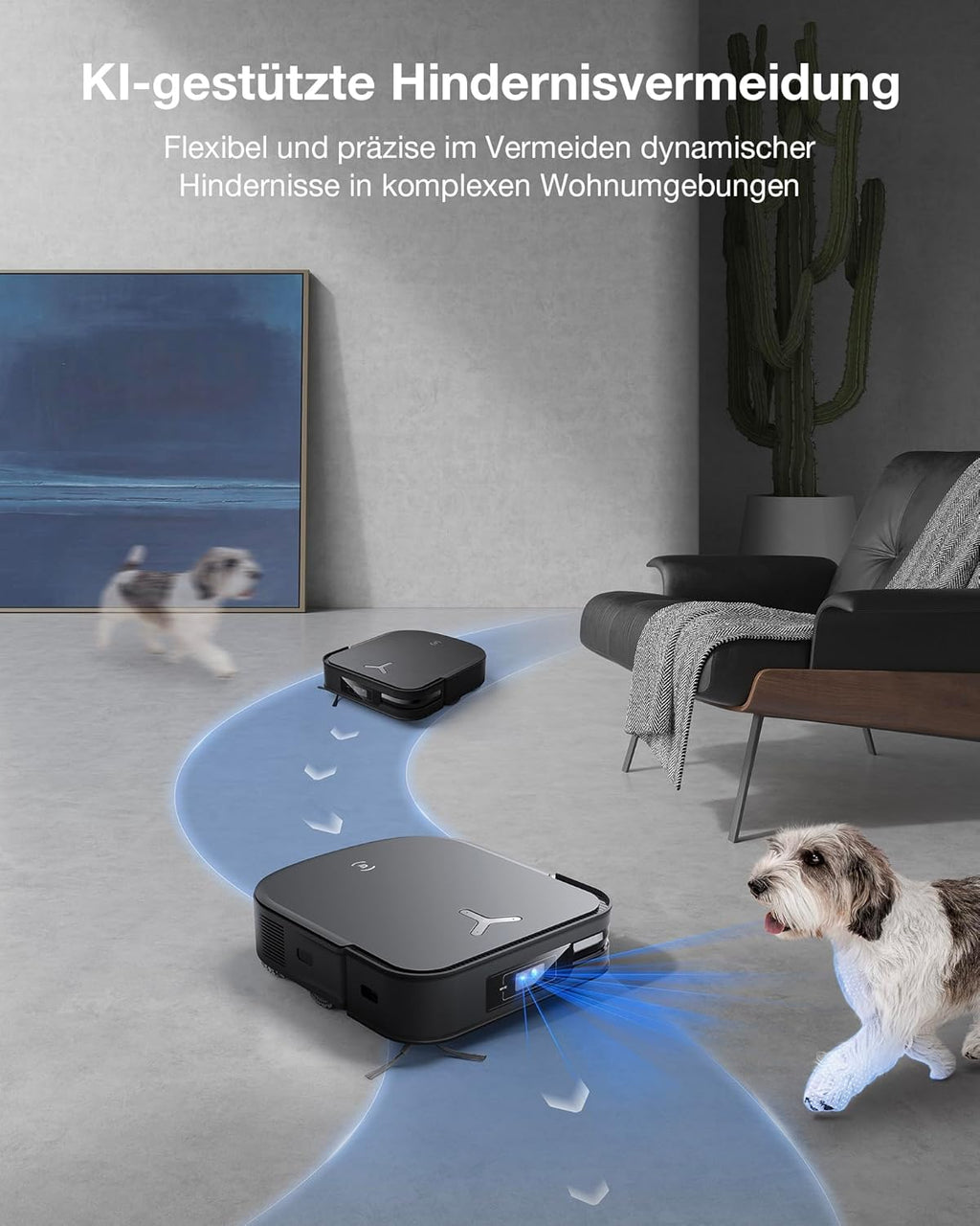 ECOVACS DEEBOT X2 Combo Saugroboter mit Wischfunktion 8700Pa mit Handstaubsauger, doppelte automatische Leerung, 15mm Mopp-Hebesystem, selbstreinigender Roboterstaubsauger, Heiwasser-Moppreinigung