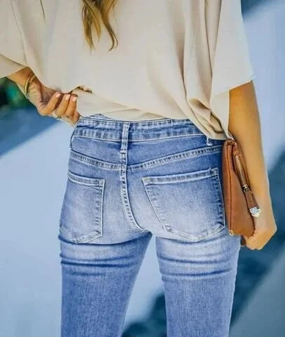 Lozenda - High-waisted jeans