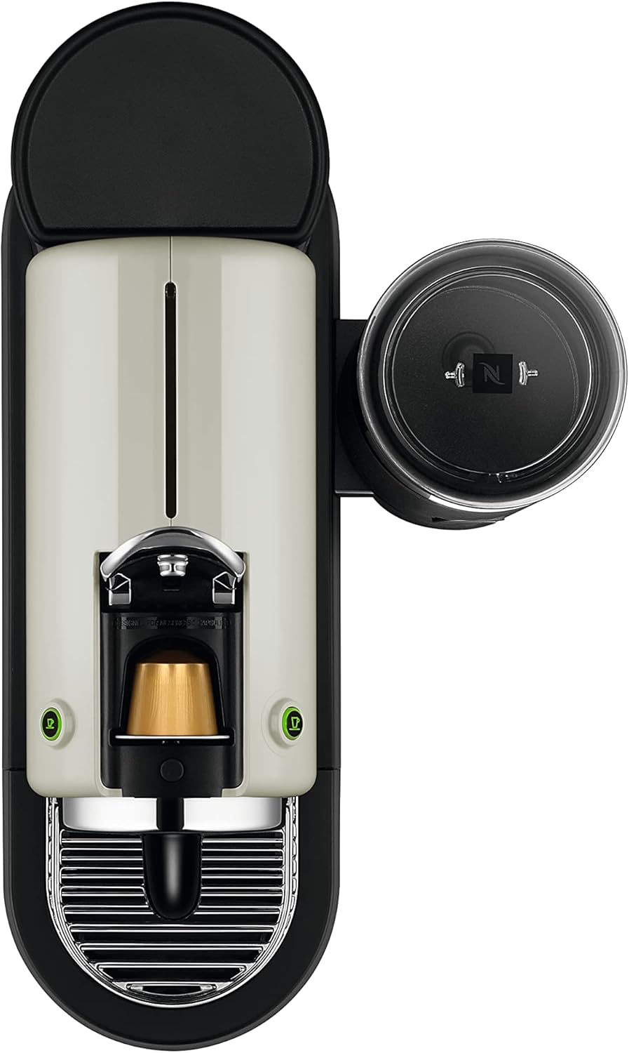 Nespresso De'Longhi EN267.BAE Citiz Macchina da Caffè con Montalatte, Funzione di Risparmio Energetico, 1710W, 1 Litro, 37.2 x 21.8 x 27.7 cm, Nero