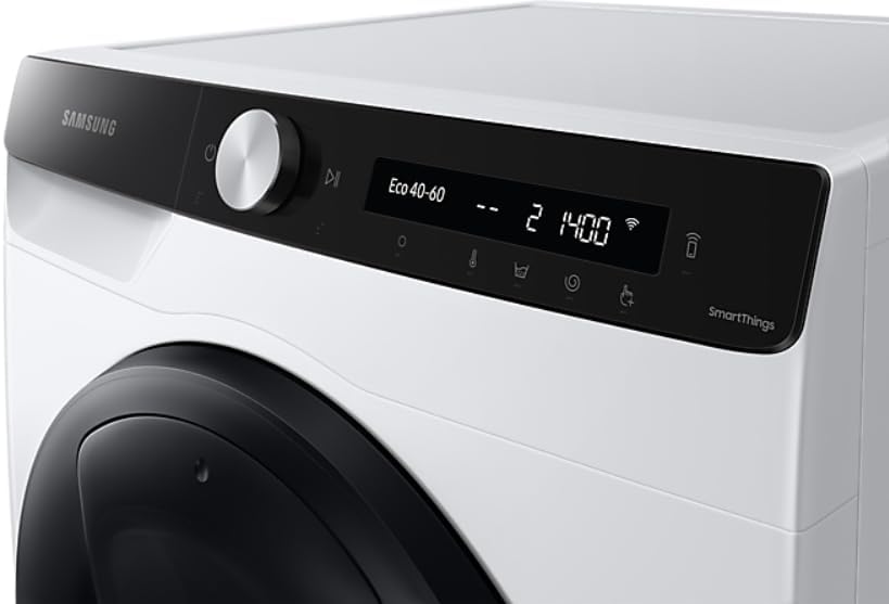 Samsung WW90T554AA Lavatrice a Carica Frontale 9 kg 1.400 Giri/Min, AddWash, Ecobubble, Vapore igienizzante, ECO5590 Classe efficienza energetica: A