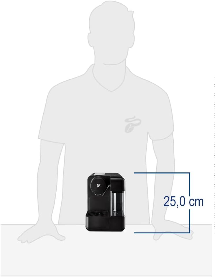 Tchibo Cafissimo „milk“ Kaffeemaschine Kapselmaschine inkl. 30 Kapseln für Caffè Crema, Espresso, Kaffee und Milchspezialitäten, Schwarz