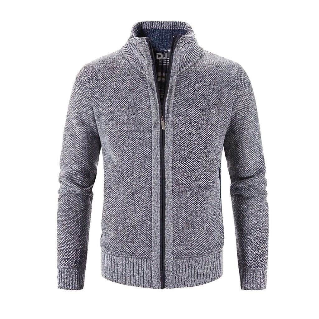 Stylische Strickjacke mit Reiverschluss für Herren