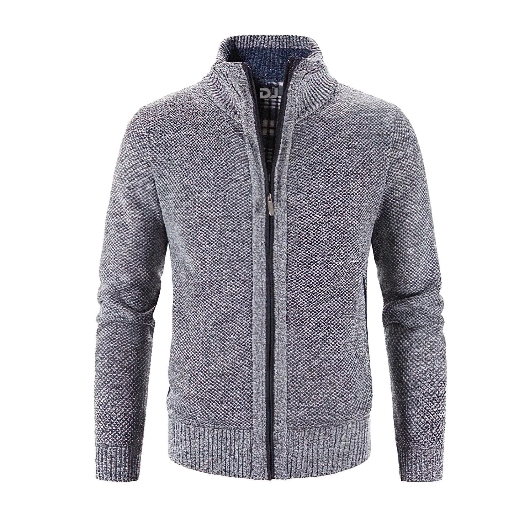 Stylische Strickjacke mit Reiverschluss für Herren