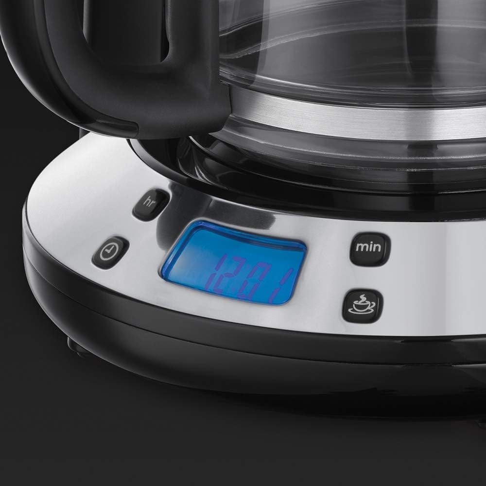 Russell Hobbs Set Colazione Colours+ Rosso: Macchina da caffè [Timer digitale, Doccetta per estrazione e aroma ottimali] 24031-56 + Bollitore [1,7l, 2400W] 20412-70 + Tostapane [per 2 fette] 26554-56