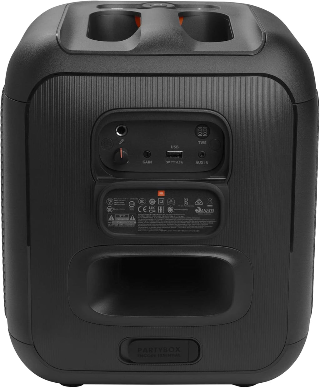 JBL PartyBox Encore – Altoparlante portatile per feste da interno e da esterno – Con luci integrate, design IPX4 e bassi profondi – 10 ore di autonomia – Nero