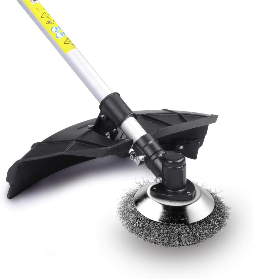 BRAST® Motorsense Benzin 3.0 PS 2 in 1 Gerät Freischneider Rasentrimmer Rasenmäher 52cm³