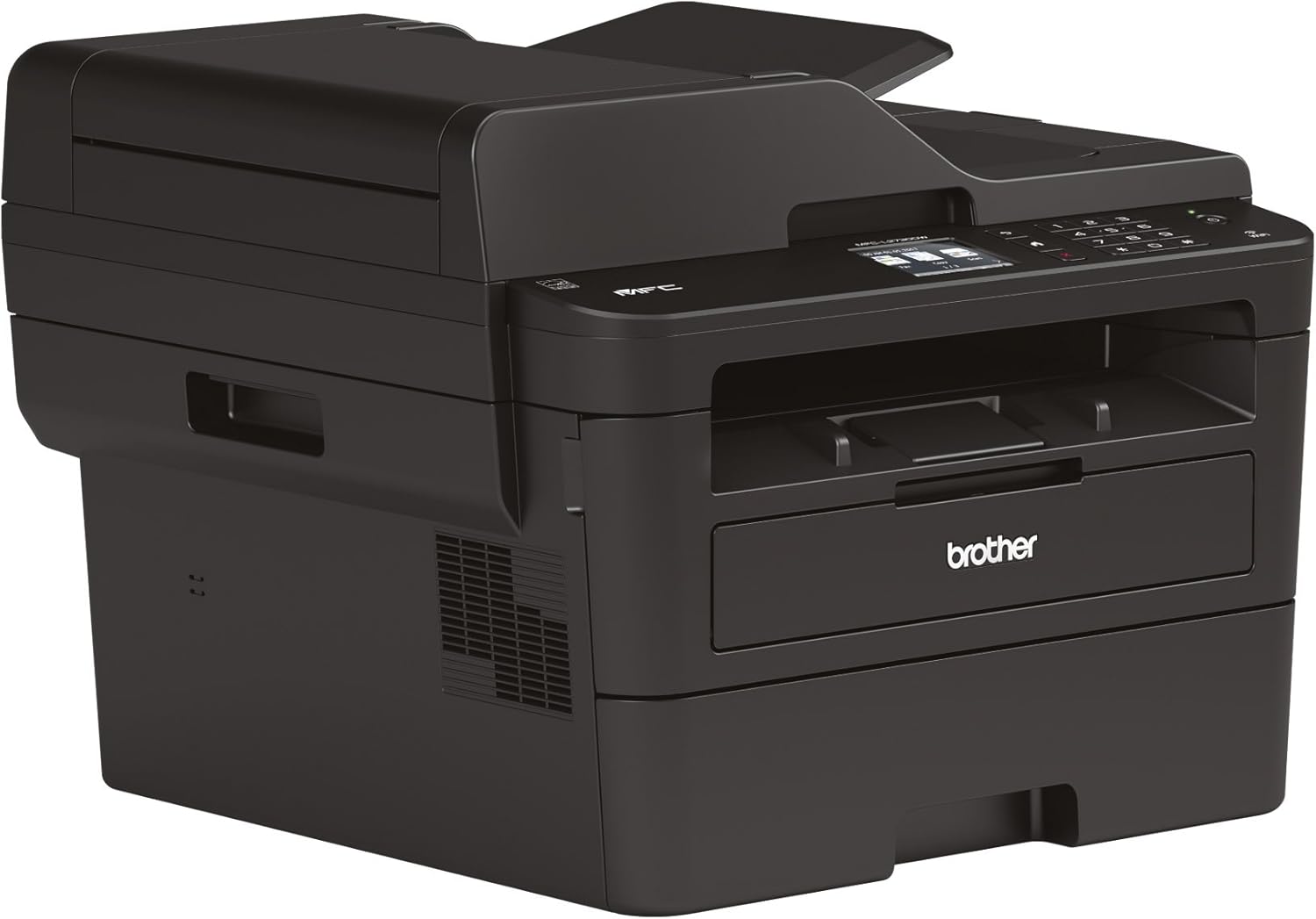 Brother MFC-L2835DW | Stampante multifunzione 4-in-1 (stampa/scansione/copia/fax) Laser monocromatica – Wi-Fi ed Ethernet – Alimentatore automatico documenti (ADF) da 50 fogli – Velocità di stampa di 32 pagine