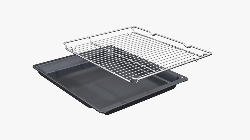 Siemens HB572ABS3, iQ300, Einbau-Backofen 60 x 60 cm, Air Fry, activeClean Pyrolyse Selbstreinung, LED-Touchbedienung, 3D Heißluft, Schnellaufheizung, cookControl10 Automatikprogramme, Edelstahl