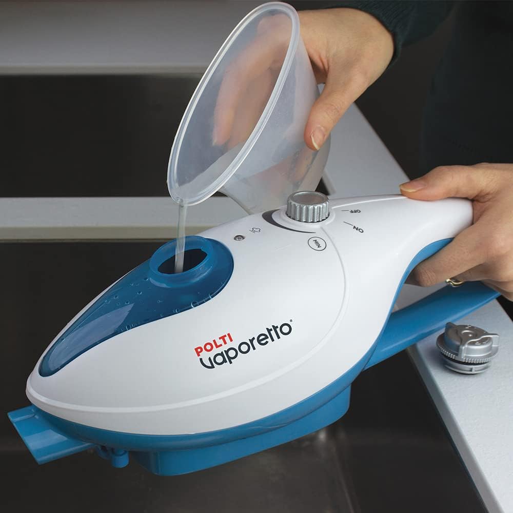 Polti PTEU0292 Vaporetto SV240 Scopa a vapore con pulitore a vapore integrato, uccide ed elimina il 99,9%* di virus, germi e batteri, Bianco/Verde