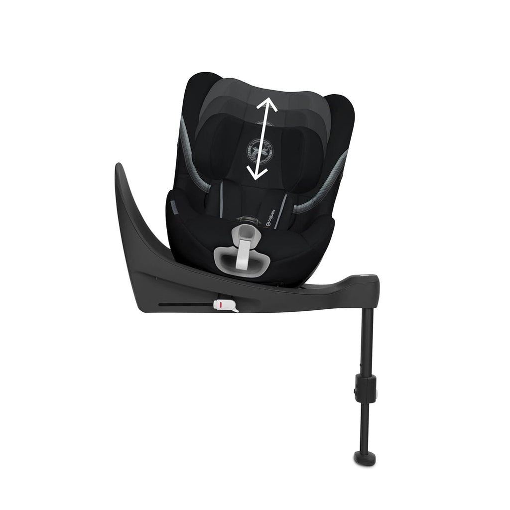 CYBEX Gold Kinder-Autositz Sirona S2 i-Size, Ab ca. 3 Monaten bis 4 Jahren, Max. 18 kg, SensorSafe kompatibel, Granite Black