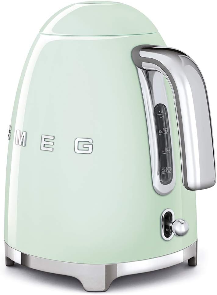 Smeg, 2x2 TSF01CREU - Tostapane, 2 scomparti per 2 fette, 6 livelli di doratura, funzione riscaldamento, funzione scongelamento e bagel, vassoio raccoglibriciole, 950W, Crema