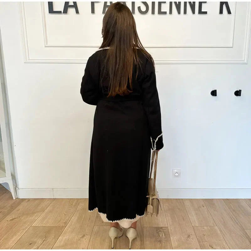 Revers-Taschenmantel für Damen