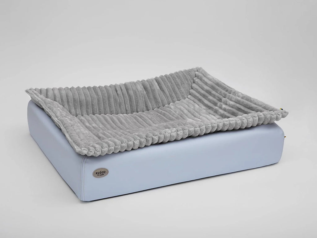 KUDDE Cuccia per cani rivestimento in similpelle Pastello