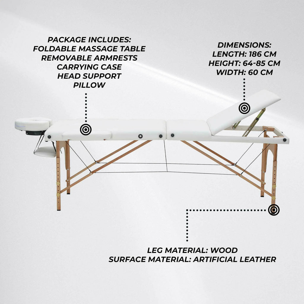 React Massageliege P300 Wei
