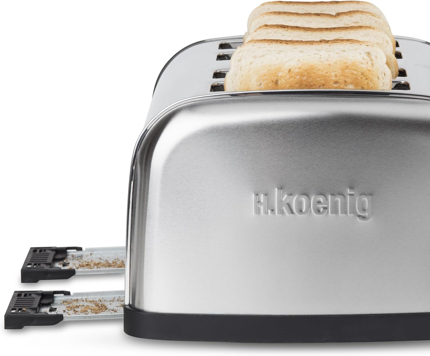 H.KOENIG TOS32 Tostapane 4 fette, acciaio inox
