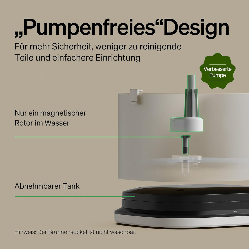 PETLIBRO Katzenbrunnen RFID-Haustieridentifikation Trinkbrunnen für Katze, 3L Dockstream App-Überwachung Katzentrinkbrunnen, Mehrere Haustiere Hydrationsüberwachung, mit Halsband-Tag, 2,4 Ghz Wi-Fi