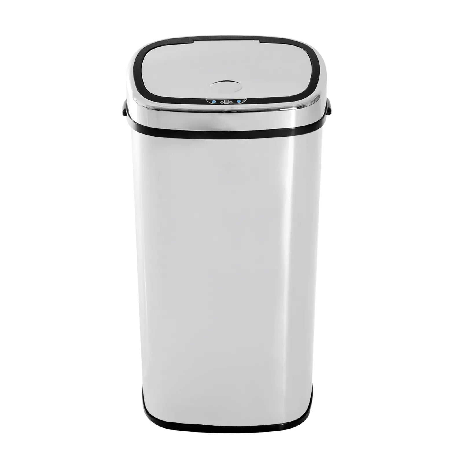 HOMCOM Cestino Automatico con Sensore, Pattumiera in Acciaio Inox