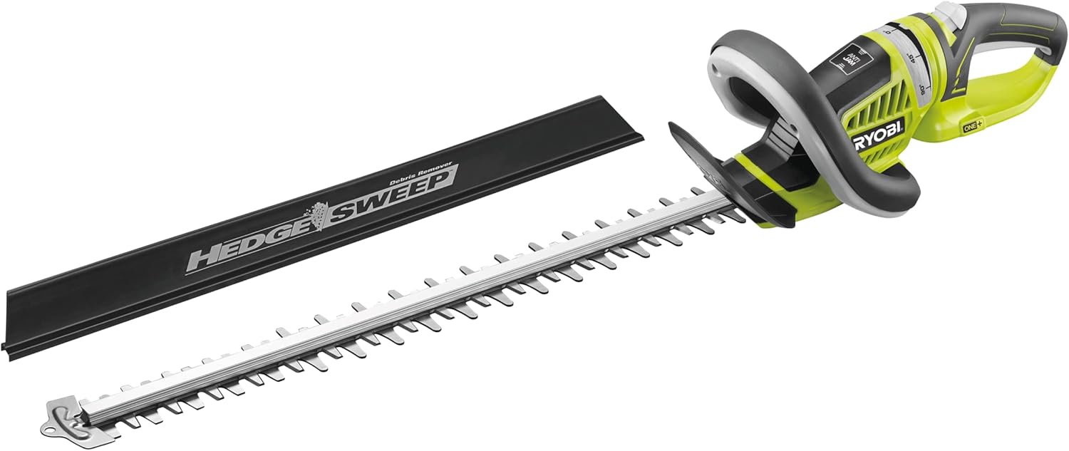 18 V ONE+ Akku-Heckenschere RY18HT50A-0 (Schnittgeschwindigkeit 1350 U/min, Messerlnge 50 cm, 24 mm Messerabstand, ohne Akku & Ladegert im Karton), Grün