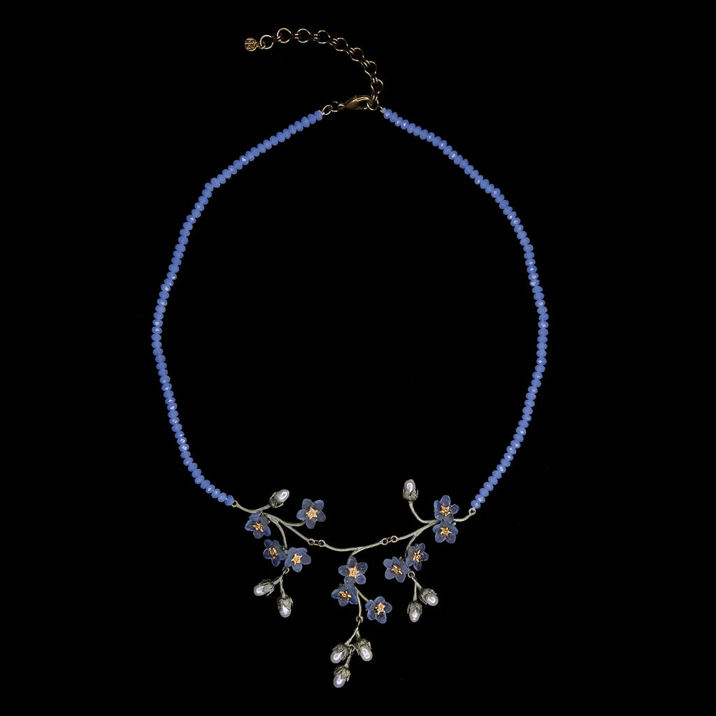 Collier Non ti scordar di me - Calcedonio