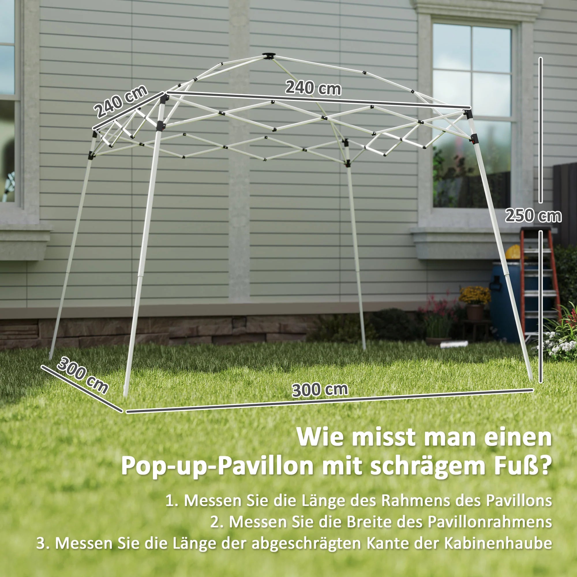Outsunny Gazebo Telo di ricambio UV50+ Pieghevole