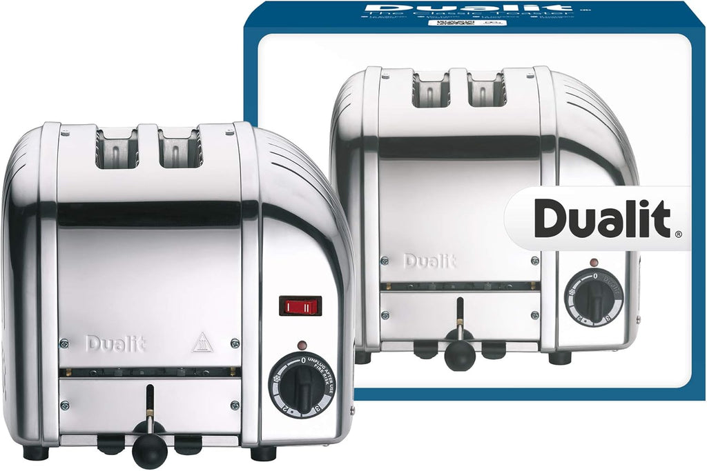 Tostapane Dualit 20245 Classic 2 fette Vario, 1200 W, Acciaio inossidabile lucidato