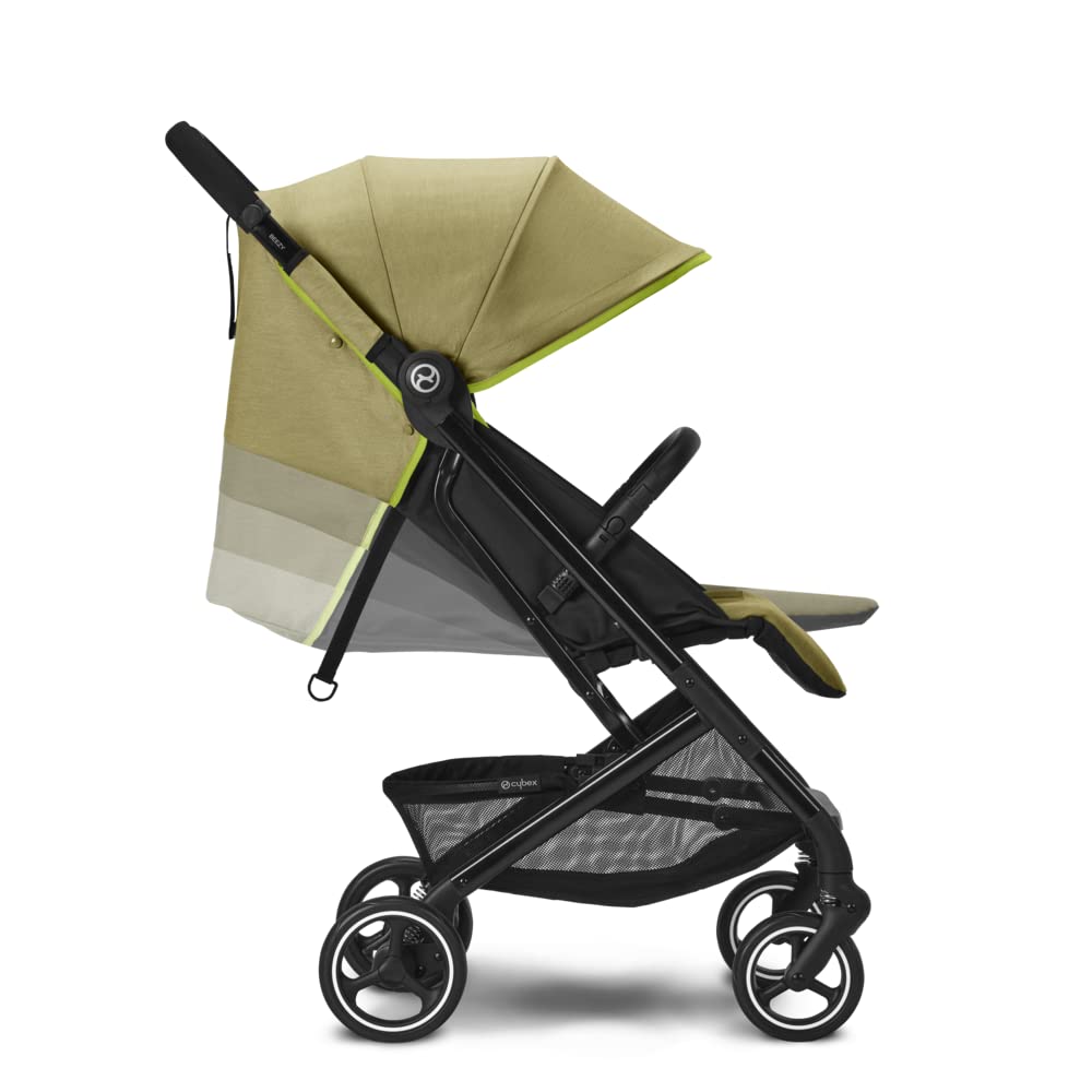 Cybex Gold Passeggino Beezy con imbracatura One-Pull, Dalla nascita fino a circa 4 anni (max. 22 kg), Compatto ed ergonomico, Almond Beige (Beige con telaio nero)