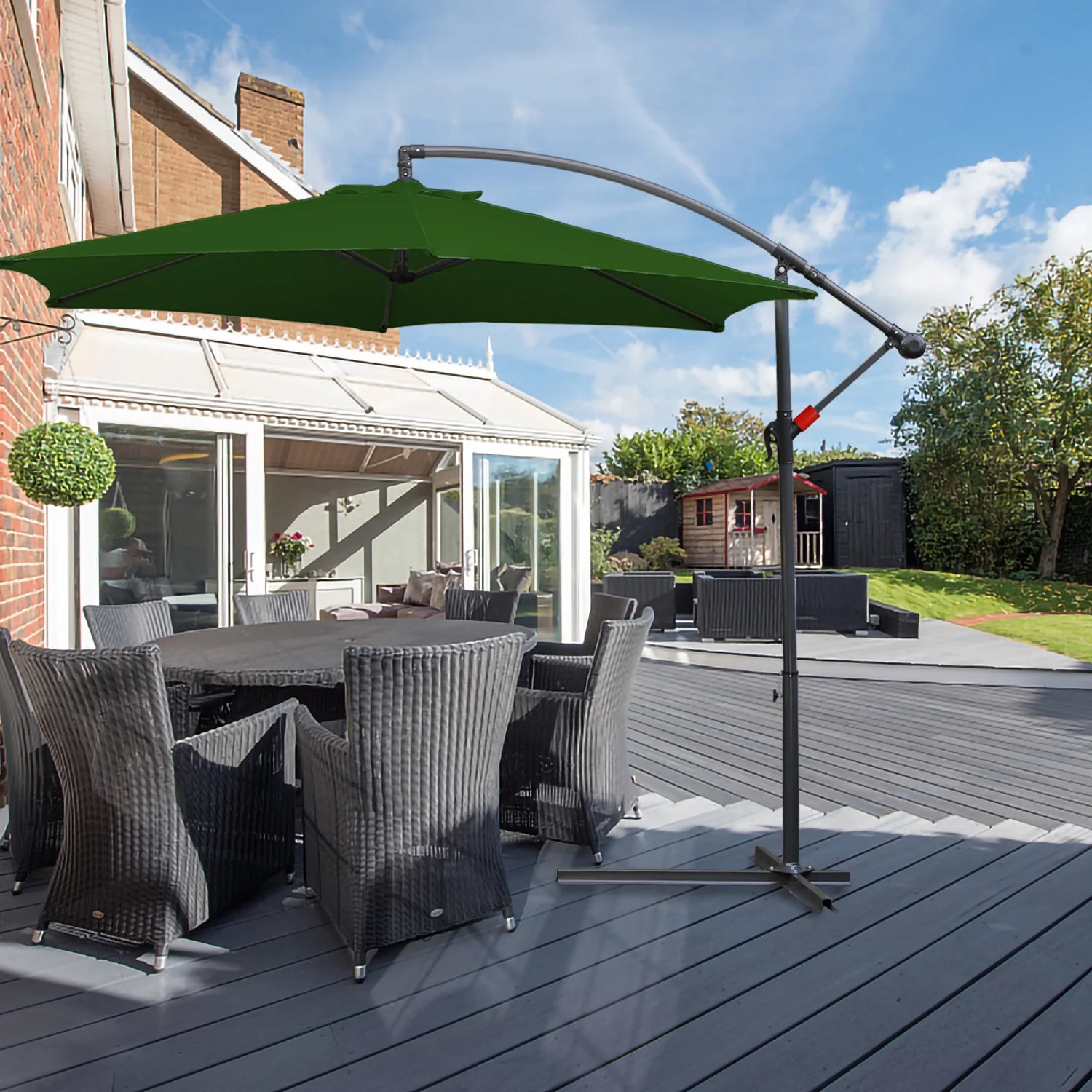 Sonnewelt Ampelschirm 3.5m 3m Garten
