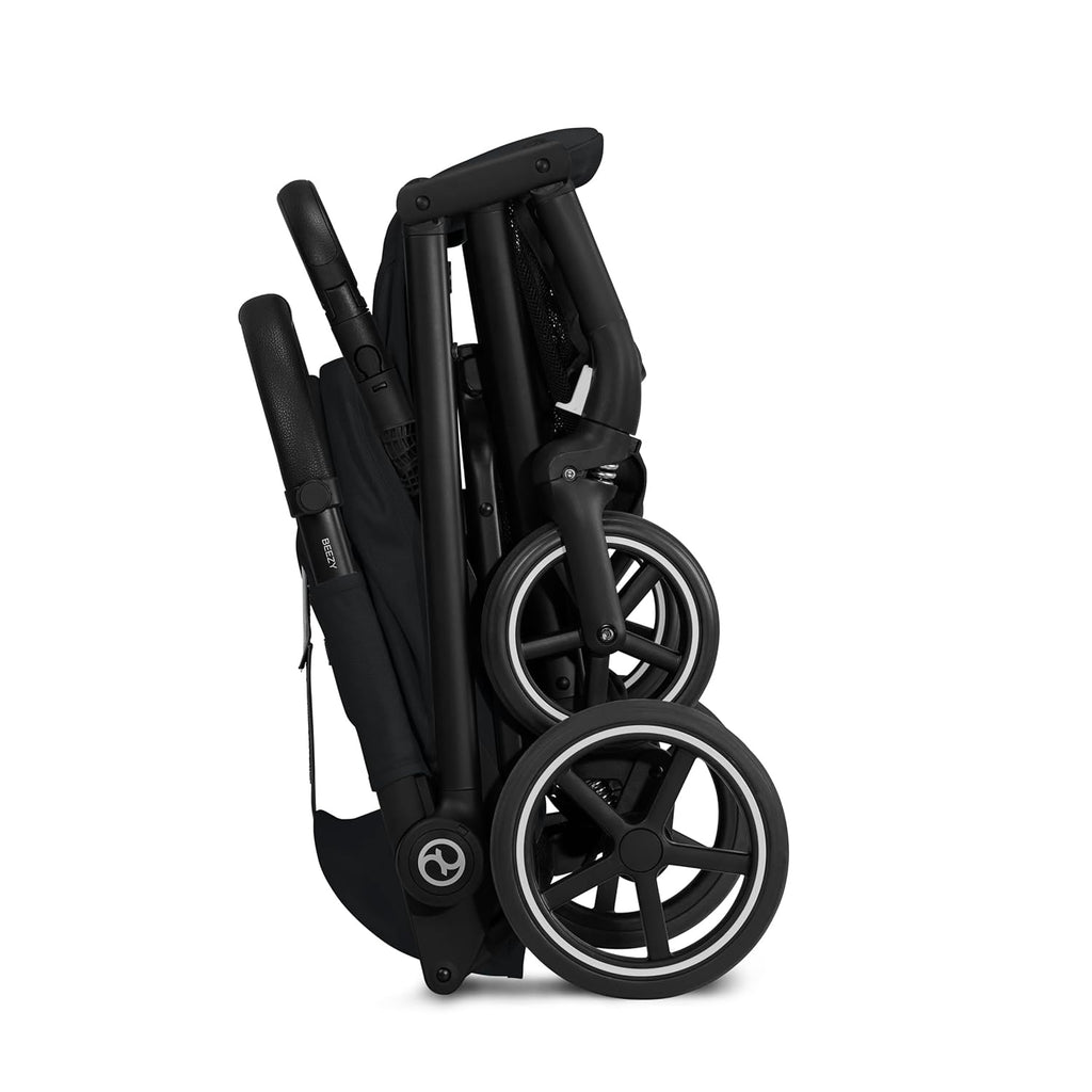Cybex Gold Passeggino Beezy con imbracatura One-Pull, Dalla nascita fino a circa 4 anni (max. 22 kg), Compatto ed ergonomico, Almond Beige (Beige con telaio nero)