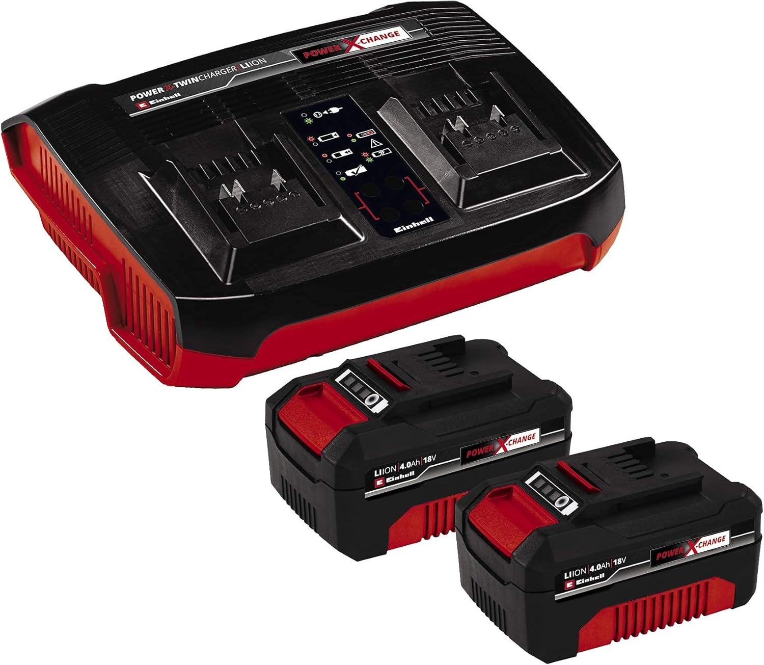 Tagliaerba a batteria Einhell GE-CM 36/37 Li-Solo Power X-Change (36 V, larghezza taglio 37 cm, fino a 400 m², cesto di raccolta 45 L, altezza taglio 25-75 mm, senza batteria)