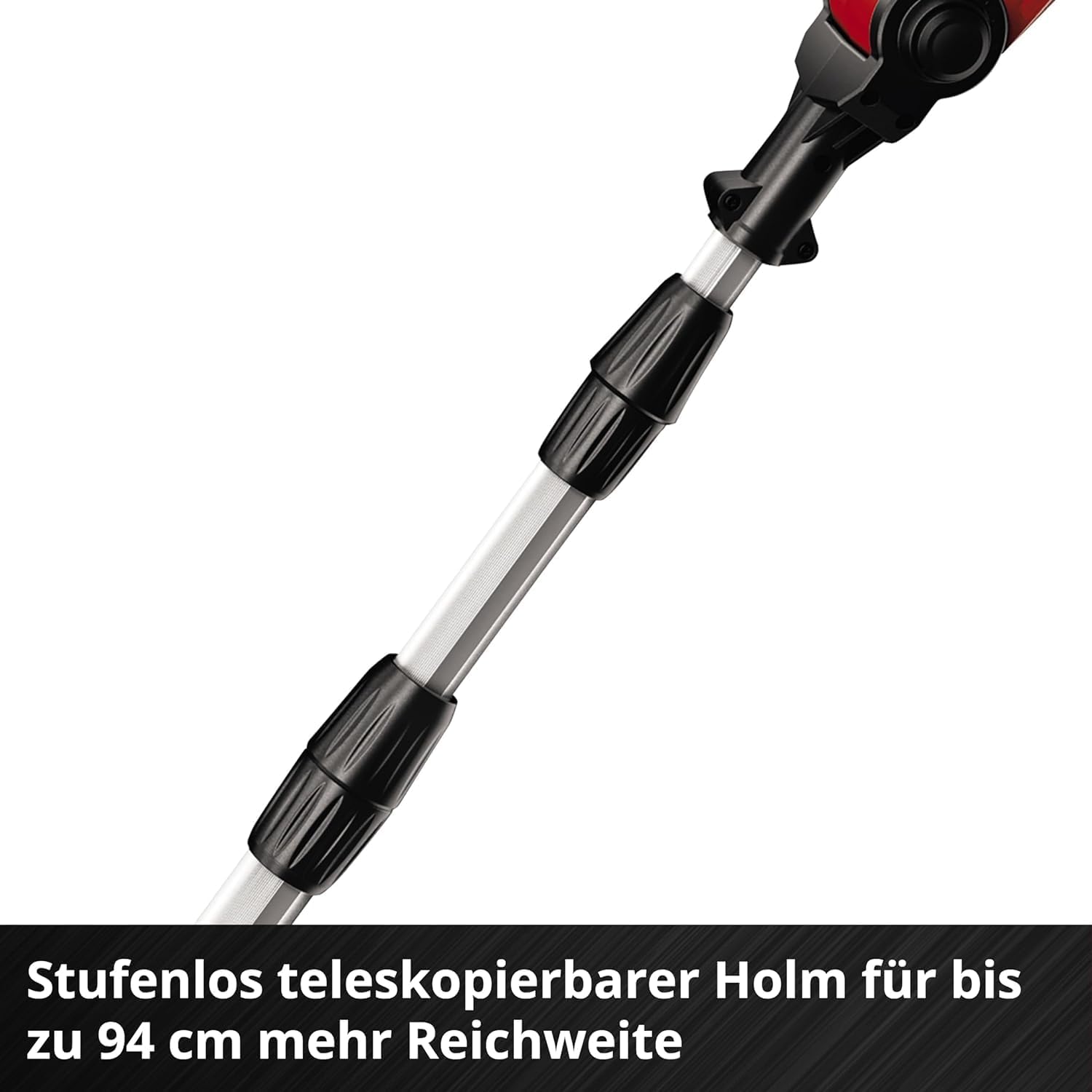 Einhell Tagliasiepi Telescopico a Batteria GE-HH 18/45 Li T-Solo Power X-Change (Li-Ion, 18 V, lunghezza lama 45 cm, lame in acciaio tagliate al laser e levigate al diamante, senza batteria e caricabatterie)