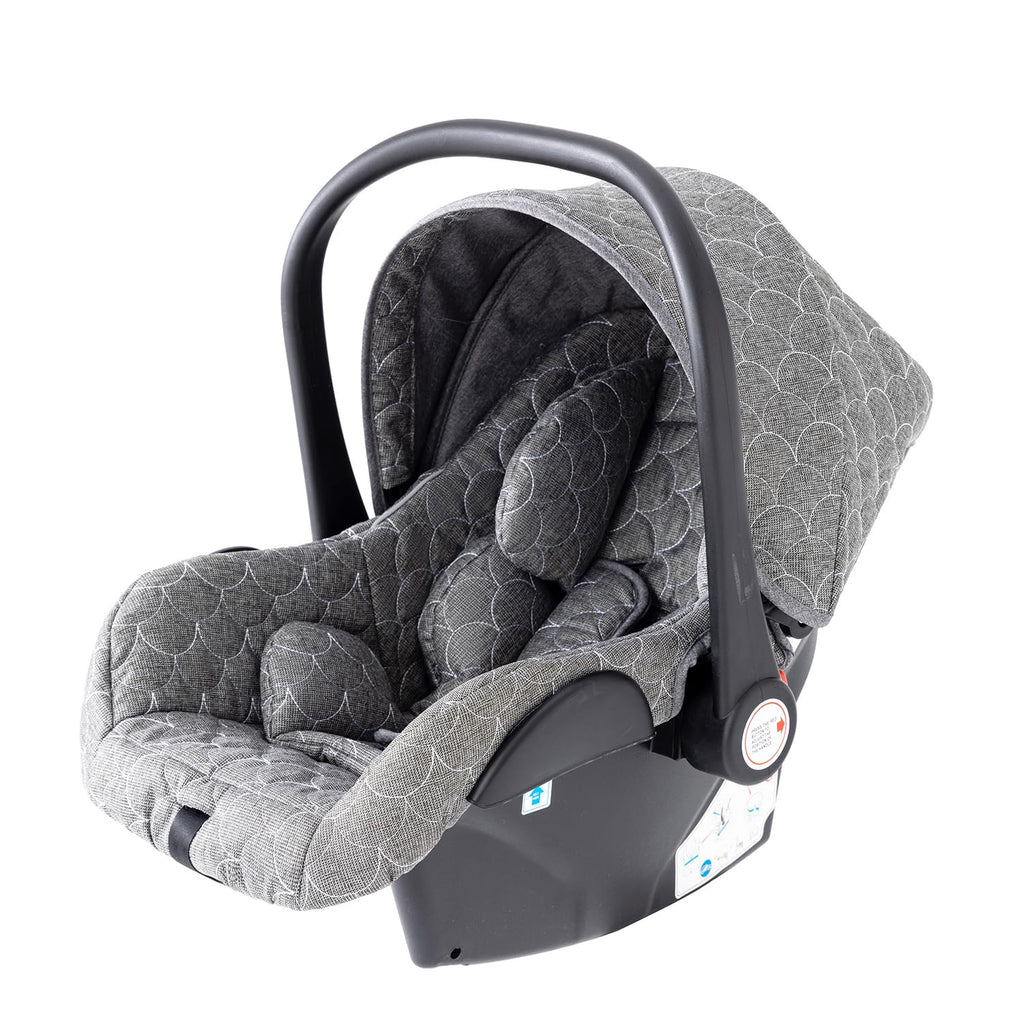 Shineey kinderwagen 3 in 1 Buggy Babybett Komplett Set Einem Klick Zusammenklappbarer Kinderwagen, 3 in 1 KombiKinderwagen Aluminiumrahmen für Neugeborene